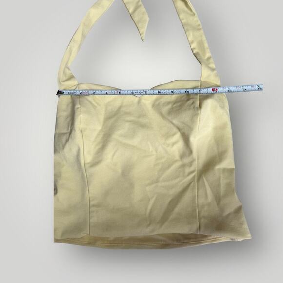 Express Light Yellow Sleeveless Top sz M - Picture 4 of 7